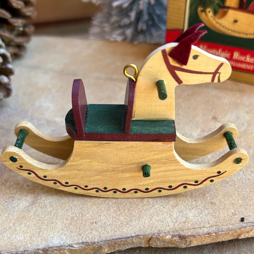 Hallmark Nostalgic Rocker Keepsake Ornament New in Box